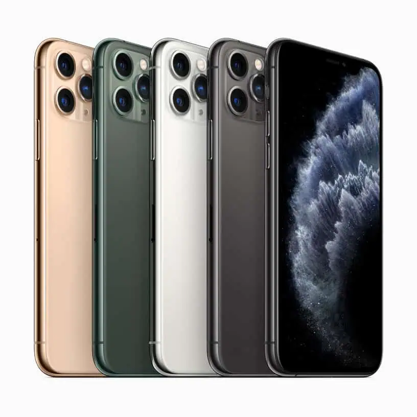 iPhone 11 Pro、iPhone 11 Pro Max 系列顏色